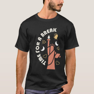 Neem een pauze verfrissend cool en leuk gevuld ont t-shirt