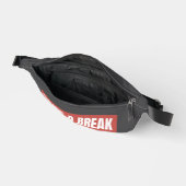 Neem een pauze vet typografie Fanny Pack Heuptasje (Open)