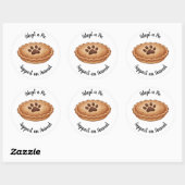 Neem een Pie Dierenreddingsondersteuning Ronde Sticker (Vel)
