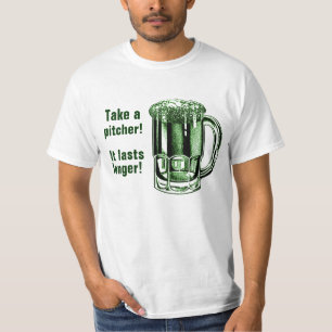 Neem een pitcher die langer duurt. t-shirt