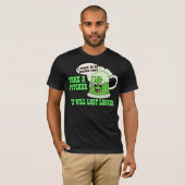 Neem een pitcher die langer zal duren t-shirt (Voorkant volledig)