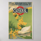 Neem een plunge in het land!  omkeren poster (Voorkant)