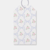 Neem een pop verjaardag Preppy Grandmillennial Cadeaulabel (Achterkant)