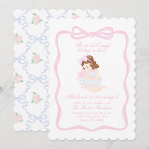 Neem een pop verjaardag Preppy Grandmillennial Kaart