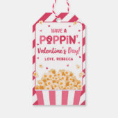 Neem een Poppin 'Valentijnsdag Popcorn Cadeaulabel (Achterkant)