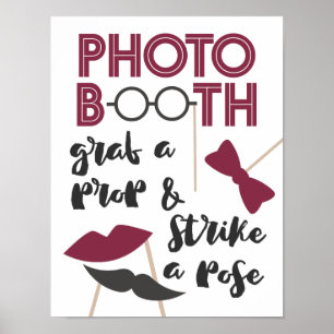 Neem een Prul Charmes Foto Booth Poster