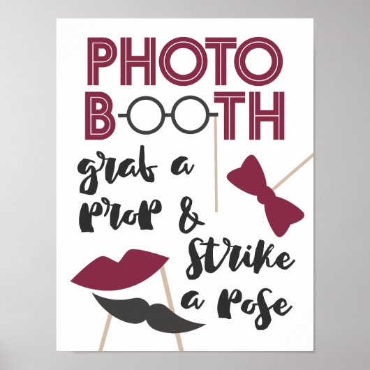 Neem een Prul Charmes Foto Booth Poster (Voorkant)