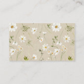 Neem een recept mee Rustic Daisy Enclosure Kaart (Achterkant)