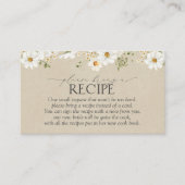 Neem een recept mee Rustic Daisy Enclosure Kaart (Voorkant)