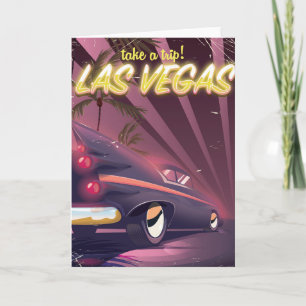 Neem een reis aan Las Vegas Nevada! Feestdagen Kaart