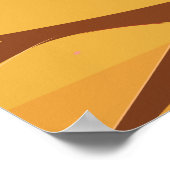 Neem een reis naar Venus reisposter. Poster (Hoek)