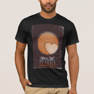 Neem een reis! Pluto-reisposter T-shirt