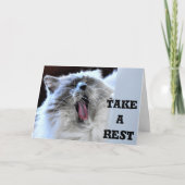 Neem een Rest, kaart (Voorkant)