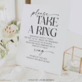 Neem een ring spel Vrijgezellenfeest spel IGN Reclamebord Met Voetstuk