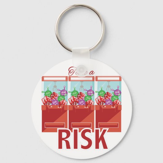 Neem een risico sleutelhanger (Voorkant)