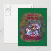 Neem een Rockin' Christmas briefkaart (Voorkant / Achterkant)