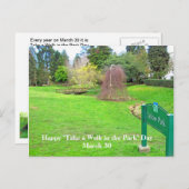 Neem een rondje in het Park Day Briefkaart (Voorkant / Achterkant)