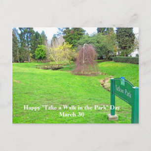 Neem een rondje in het Park Day Briefkaart