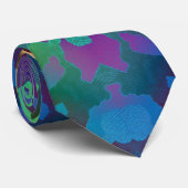 Neem een rondje op de Wilde Side Psychedelic Strop Stropdas (Opgerold)