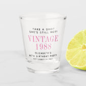 Neem een Shot 40th Birthday Party Favor Shot Glas (Voorkant)