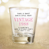 Neem een Shot 40th Birthday Party Favor Shot Glas