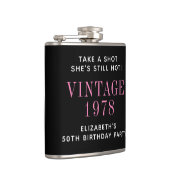 Neem een Shot 50th Birthday Party Heupfles (Rechts)