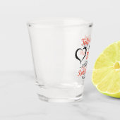 Neem een shot bruiloft toast glas (Links)