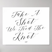 Neem een Shot Script Reception Party Bar Poster (Voorkant)