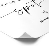 Neem een shot + Vind je plek | Minimalistische bru Poster (Hoek)