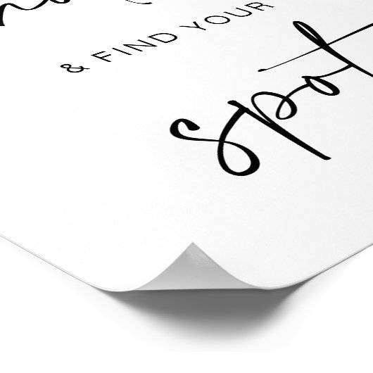 Neem een shot + Vind je plek | Minimalistische bru Poster (Hoek)