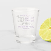 Neem een shot We zijn getrouwd Glas (Achterkant)