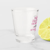 Neem een shot, we zijn getrouwd shot glas (Links)