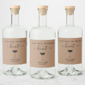 Neem een Shot We Zijn Getrouwd Trouwcocktail Likeurfles Etiket (Flessen)