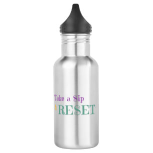 Neem een Sip & Reset Mok – Motivatie checklist Waterfles