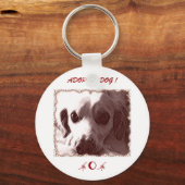 Neem een Sleutelhanger van de Dog aan (Voorkant)