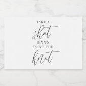 Neem een Slok, Ze Gaat Trouwen - Bachelorette Fees Likeurfles Etiket (Enkel label)