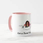 Neem een smaakbeker mok (Voorkant links)