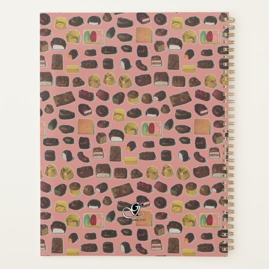 Neem een snack of kijk als een snack -  roze planner (Achterkant)