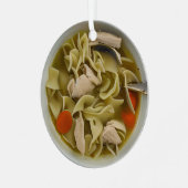 Neem een souper kerst metalen ornament (Voorkant links)