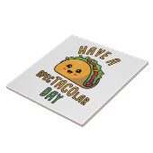 Neem een Spec-TACO-lar Day - Schattig Mexicaans et Tegeltje (Zijkant)