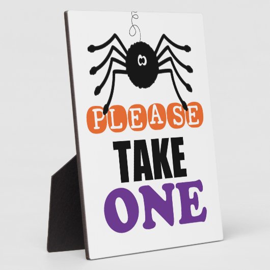 Neem een spin-halloween in fotoplaat (Zijkant)