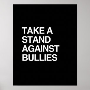 NEEM EEN STAND TEGEN BULLIES POSTER