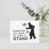 Neem een standaard briefkaart (Staand voorkant)