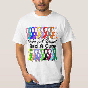 Neem een standaard die een crèmestoornis en -ziek t-shirt
