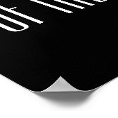 Neem een standaard - Poster (Hoek)