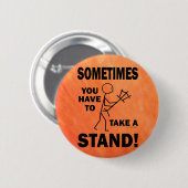 Neem een standaard ronde button 5,7 cm (Voorkant /achterkant)