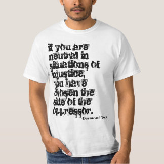 Neem een standaard T-shirt