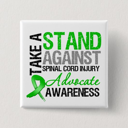 * Neem een standaard tegen beschadiging van het ru Vierkante Button 5,1 Cm (Voorkant)