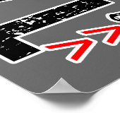 Neem een standaard tegen Cyber Bullies Poster (Hoek)