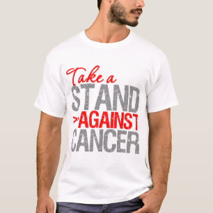 Neem een standaard tegen kanker - orale kanker t-shirt